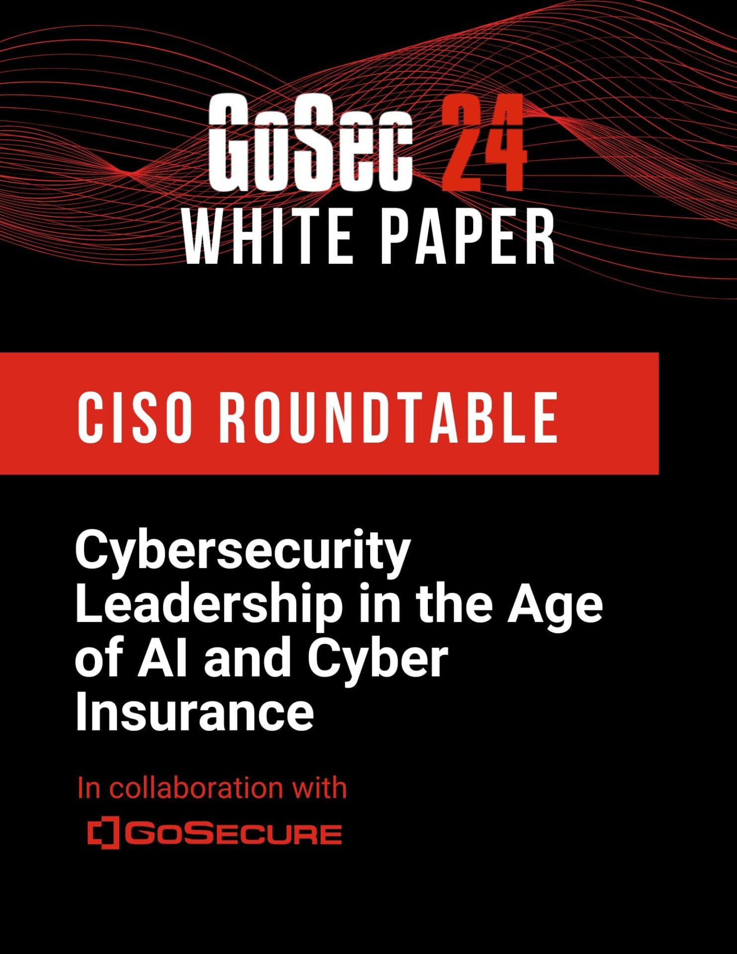 CISO Roundtable - GoSec24 - Cover