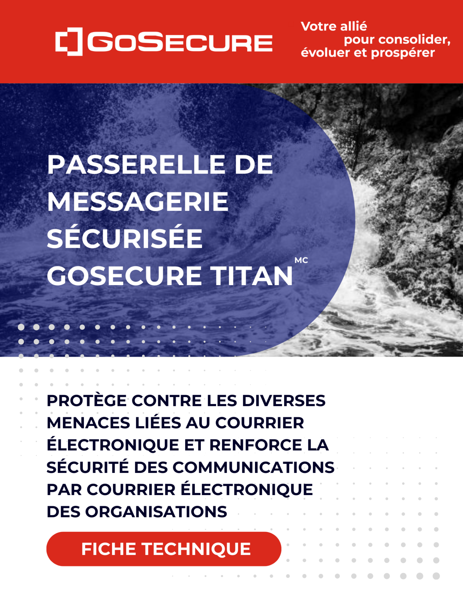 Image de couverture-Fiche technique-Passerelle de messagerie sécurisée GoSecure Titan
