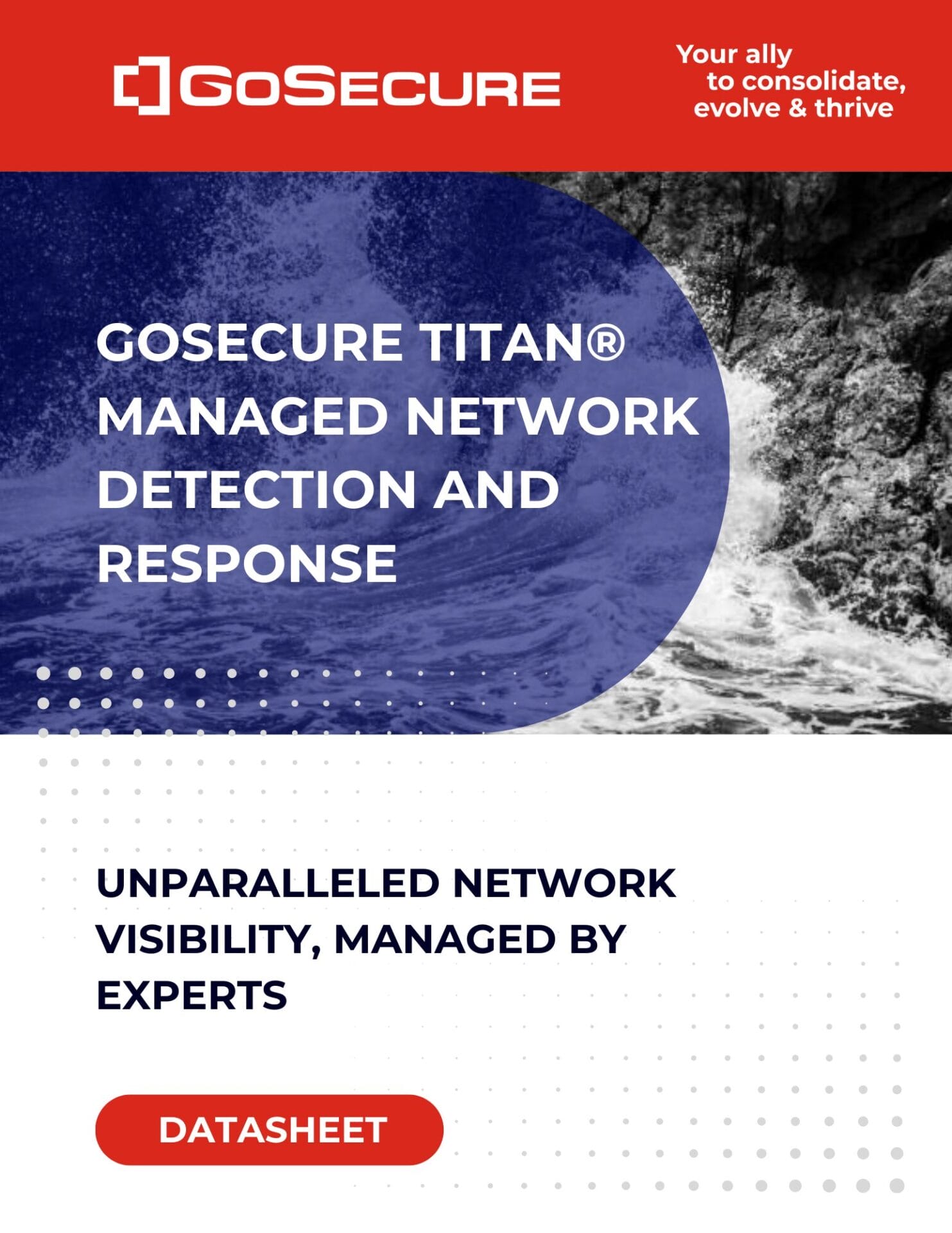 GoSecure Titan Managed Network Detection and Response (MNDR) Datasheet Cover