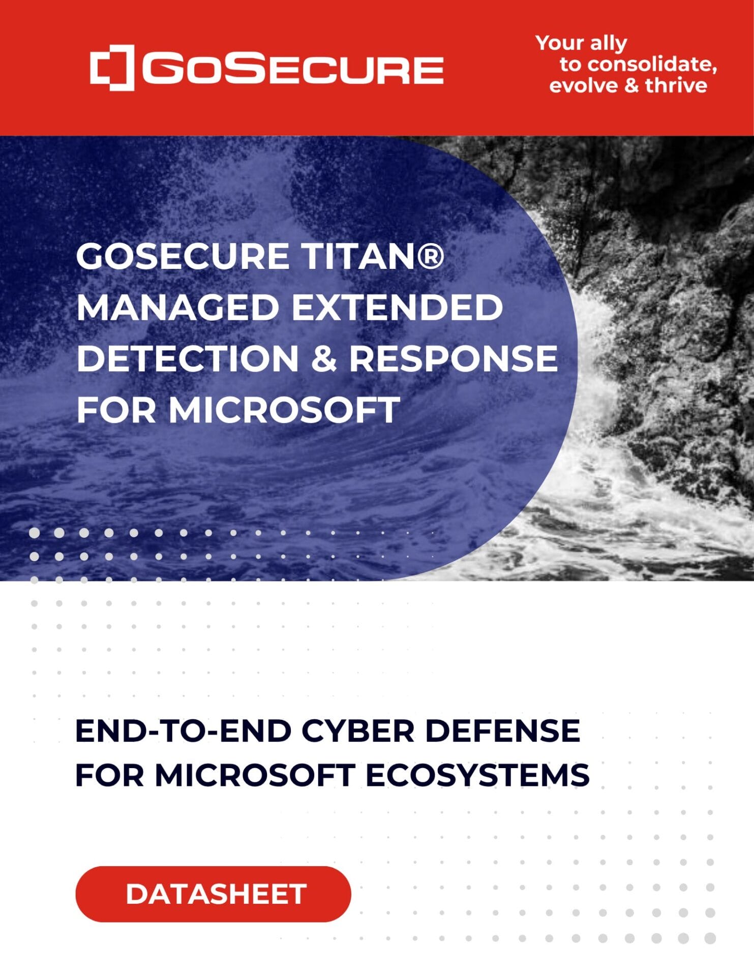 GoSecure Titan Managed Extended Detection and Response for Operational Technology Datasheet Cover Photo