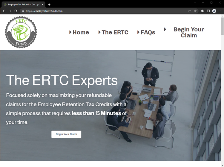 Tax Season ERTC Image